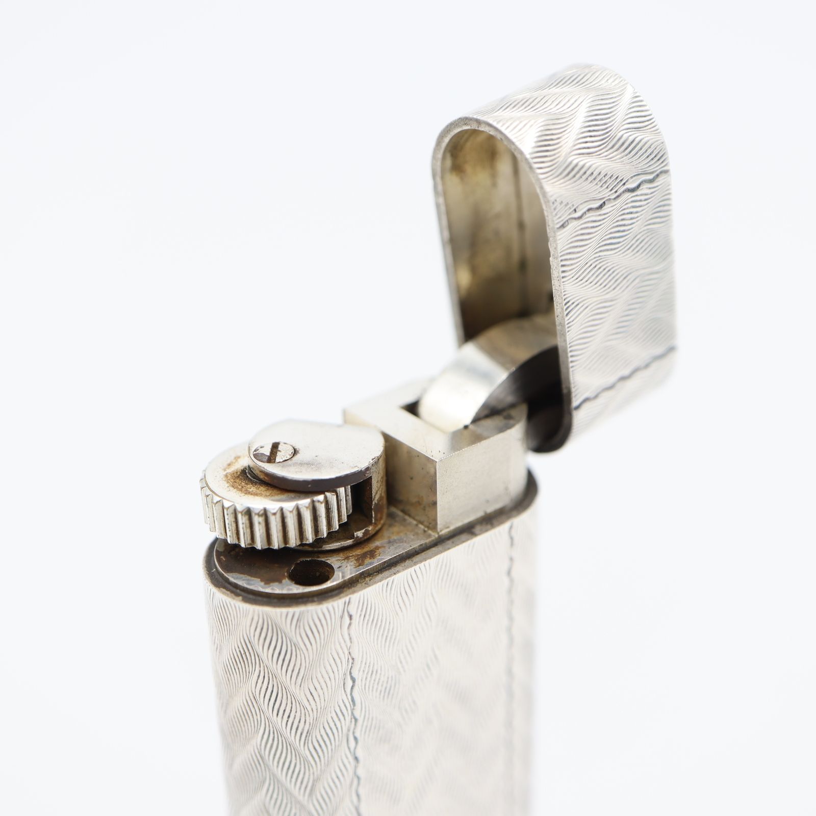 ガスライター Cartier カルティエ 純銀 喫煙具 銀 【ジャンク品