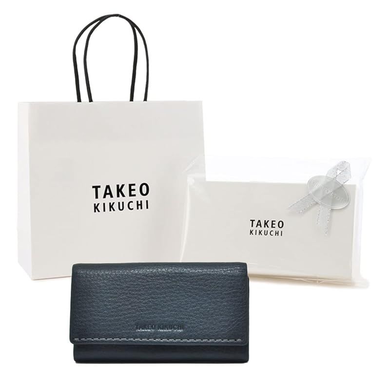【新着商品】[タケオキクチ] キーケース ギフト包装 テネーロ メンズ 1705419 牛革 本革 レザー 【41】 ネイビー テネーロ キーケース メンズ 0 チョコ KIKUCHI（タケオキクチ）