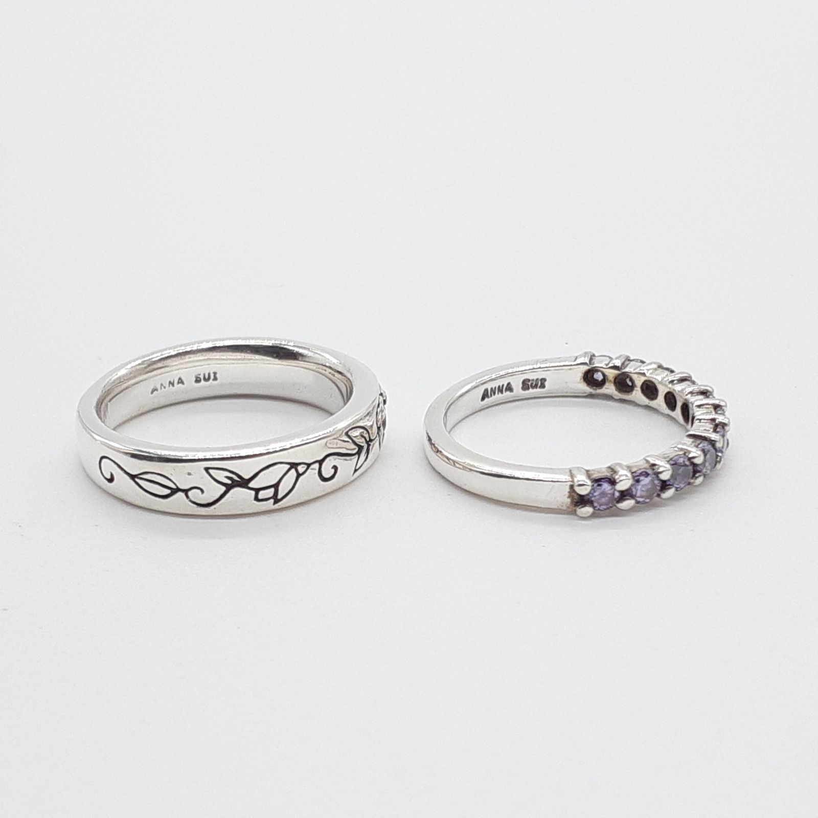ANNA SUI アナスイ リング 2連 ピンキー SILVER 925 シルバー