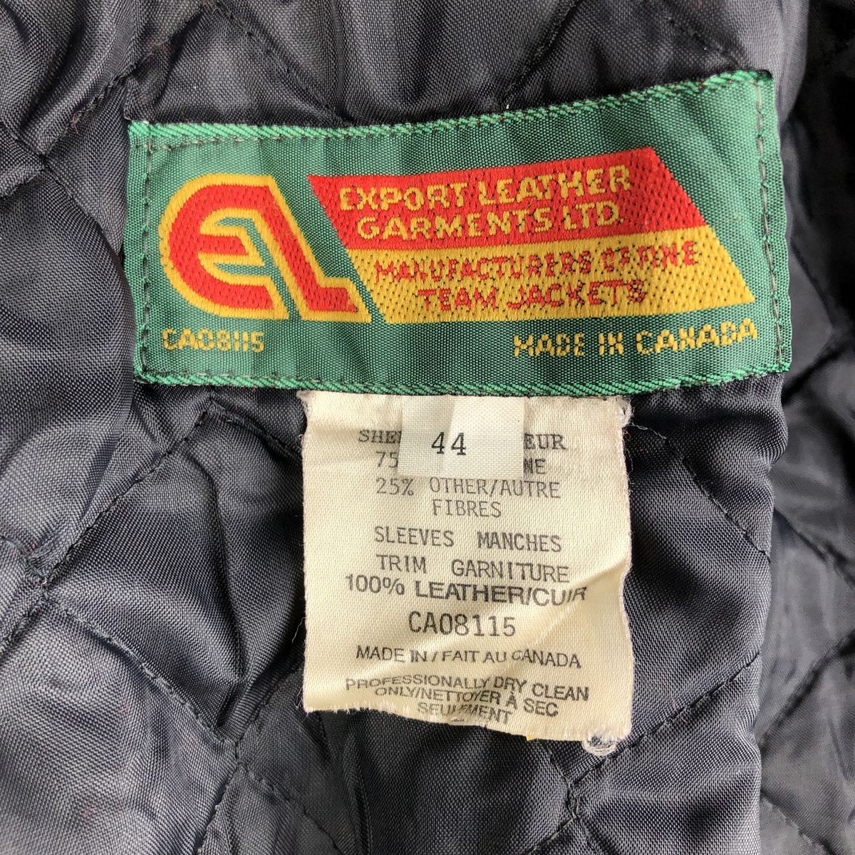 袖革ウールボタンスタジャン