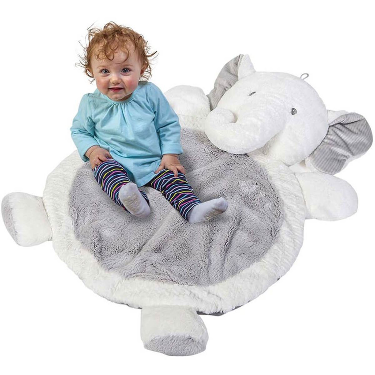  メリーマイヤー ベビーマット アフリカエレファント 幅57.9 x奥行79 cm 厚み5 ぞう プレイマット 座布団 ベビー 赤ちゃん 0歳 用品 かわいい 動物 寝具 マット Mary Meyer 正規輸入品 敷きパッド ベビー用寝具 ベッド