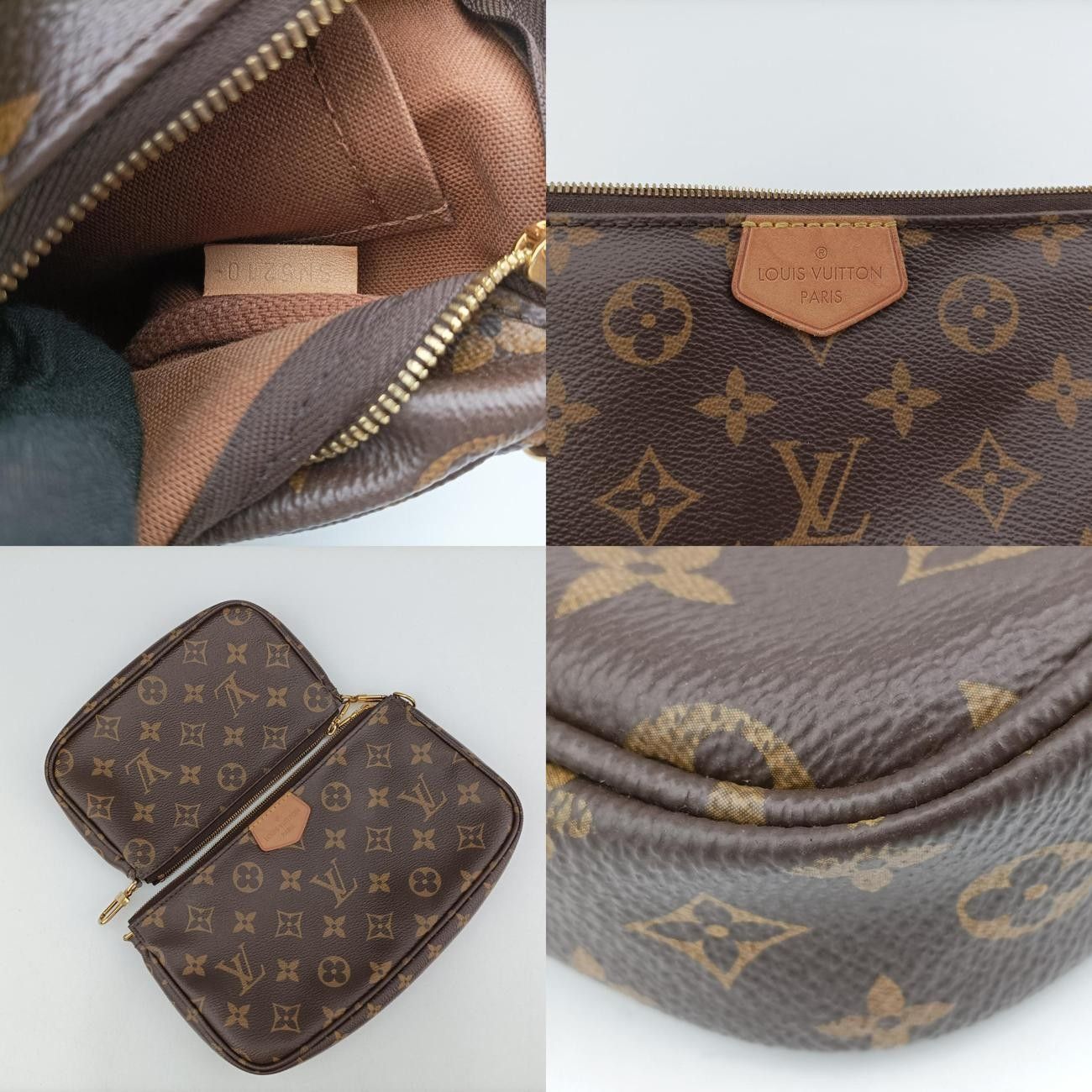 Vuittonミュルティポシェットアクセソワールモノグラム