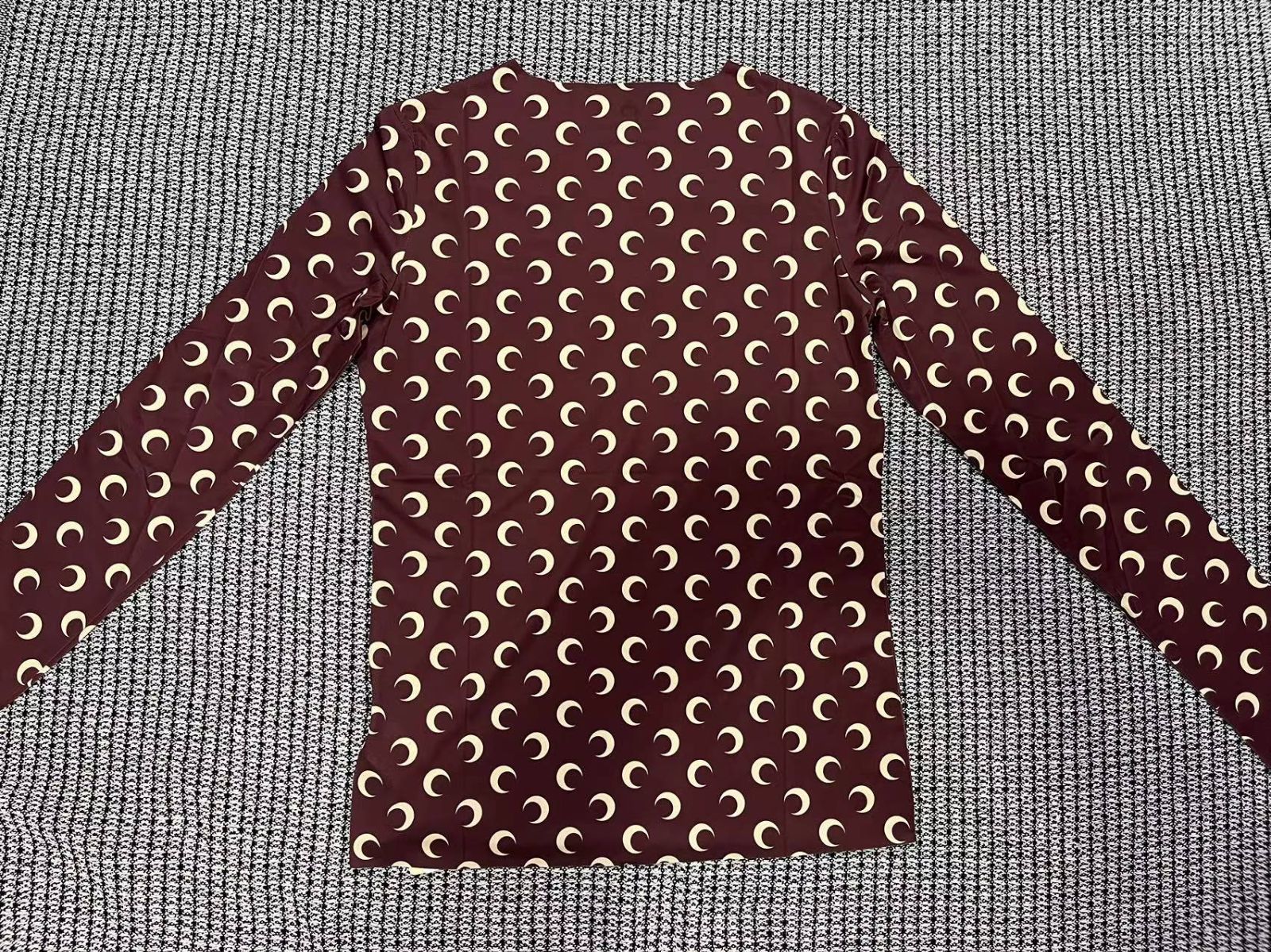 Marine Serre マリーンセル ムーン トップス コーヒー M 【公式通販】