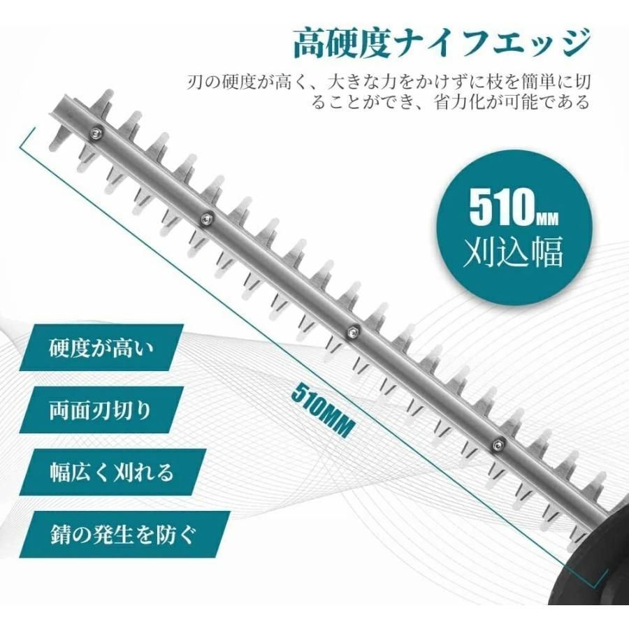 ヘッジトリマー 充電式 剪定バリカン 電動 草刈機 コードレス 軽量 両刃駆動 芝刈り機 18V 軽量 生垣 剪定 刈り込み機 刈払機 バリカン 鋸  電動のこぎり - メルカリ