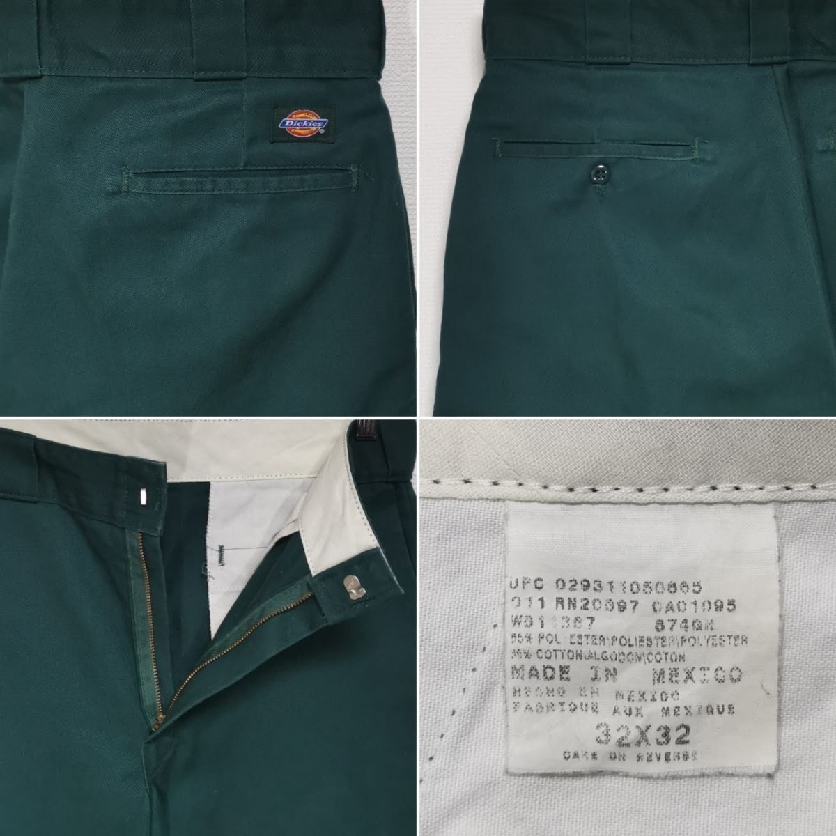 W32 L32 ディッキーズ DICKIES パンツ 874 ハンターグリーン - メルカリ