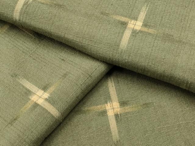 平和屋着物○上質な紬 十字絣 松坂屋扱い 正絹 逸品 CAAQ9585th - メルカリ