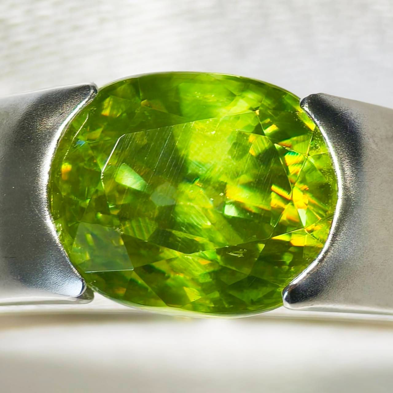 m様 スフェーン リング 10号 スフェーン】k10リング | 煌美術工芸