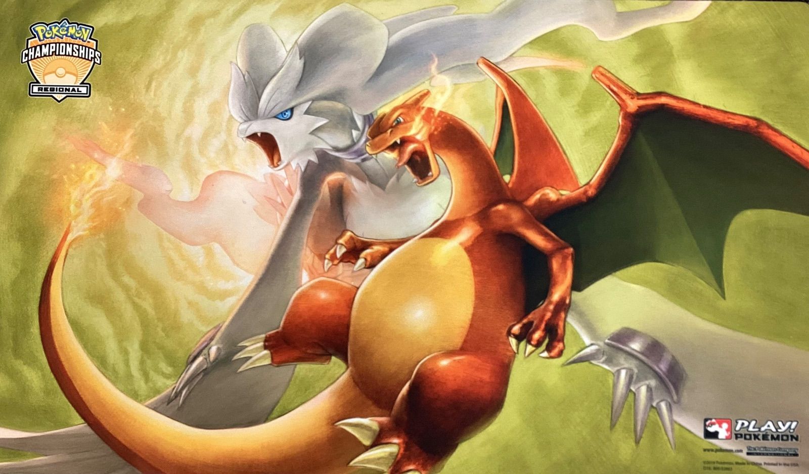 レシラム&リザードンgx プレイマット top8 ポケモンカード 英語版 海外 レシラム&リザードンgx プレイマット top8 ポケモンカード 英語版 海外