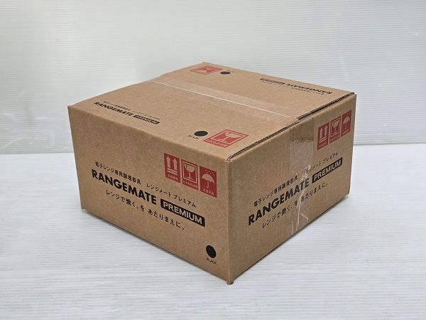 <BR> MUK レンジメート RANGEMATE PREMIUM 電子レンジ 調理器具 食洗機対応 ブラック ○YR-18689○