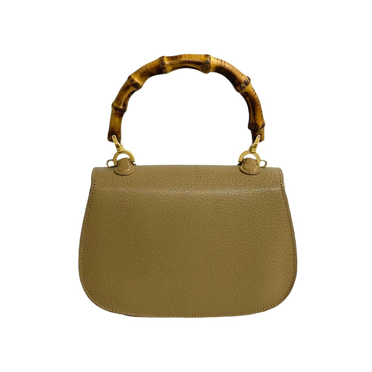 極 美品 GUCCI グッチ オールドグッチ ヴィンテージ バンブー レザー 