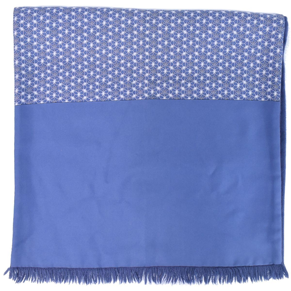 【美品】HERMES リバーシブルマフラー/ストール シルク アンゴラ 極美品！HERMES マフラー(シルク×アンゴラ) ショール ストール