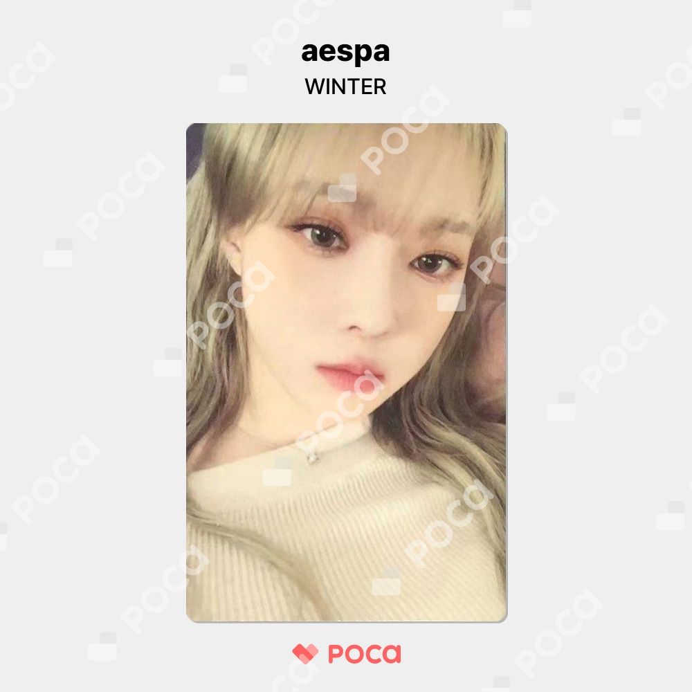 aespa girls special card トレカ ウィンター