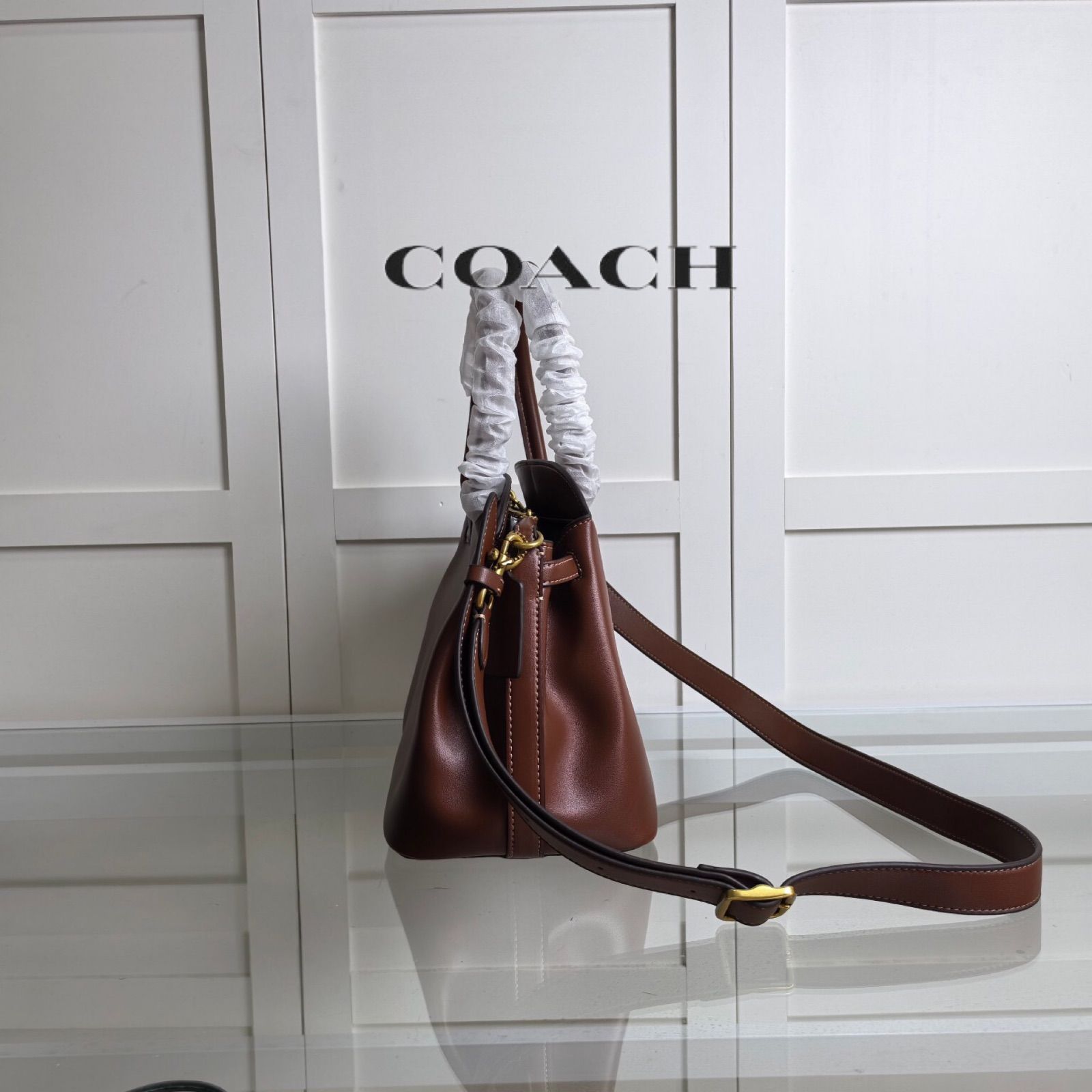 Coach 新品 CU218 エンパイア キャリーオール ハンドバッグ