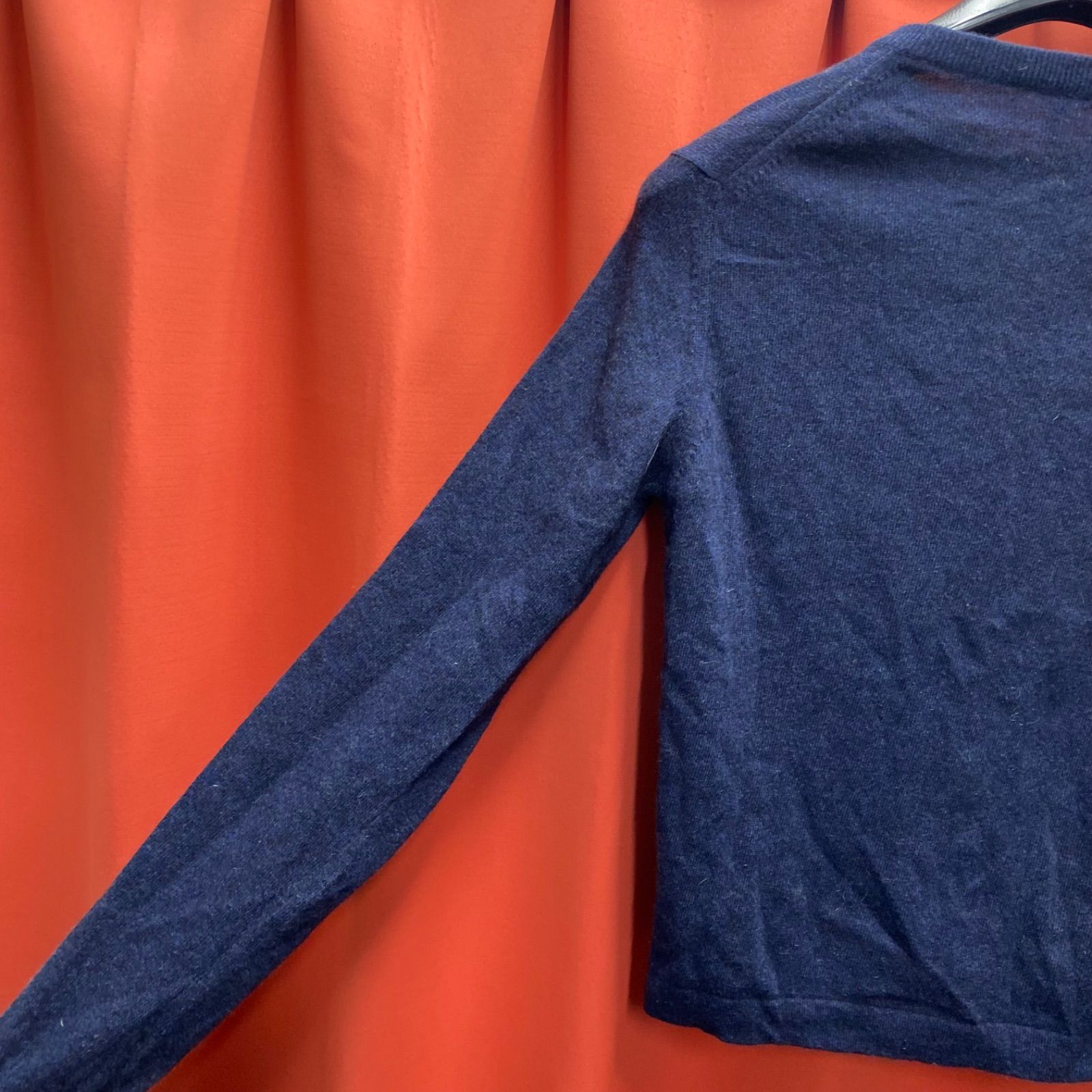 HERMES エルメス カーディガン ネイビー 紺 系 ボタンダウン