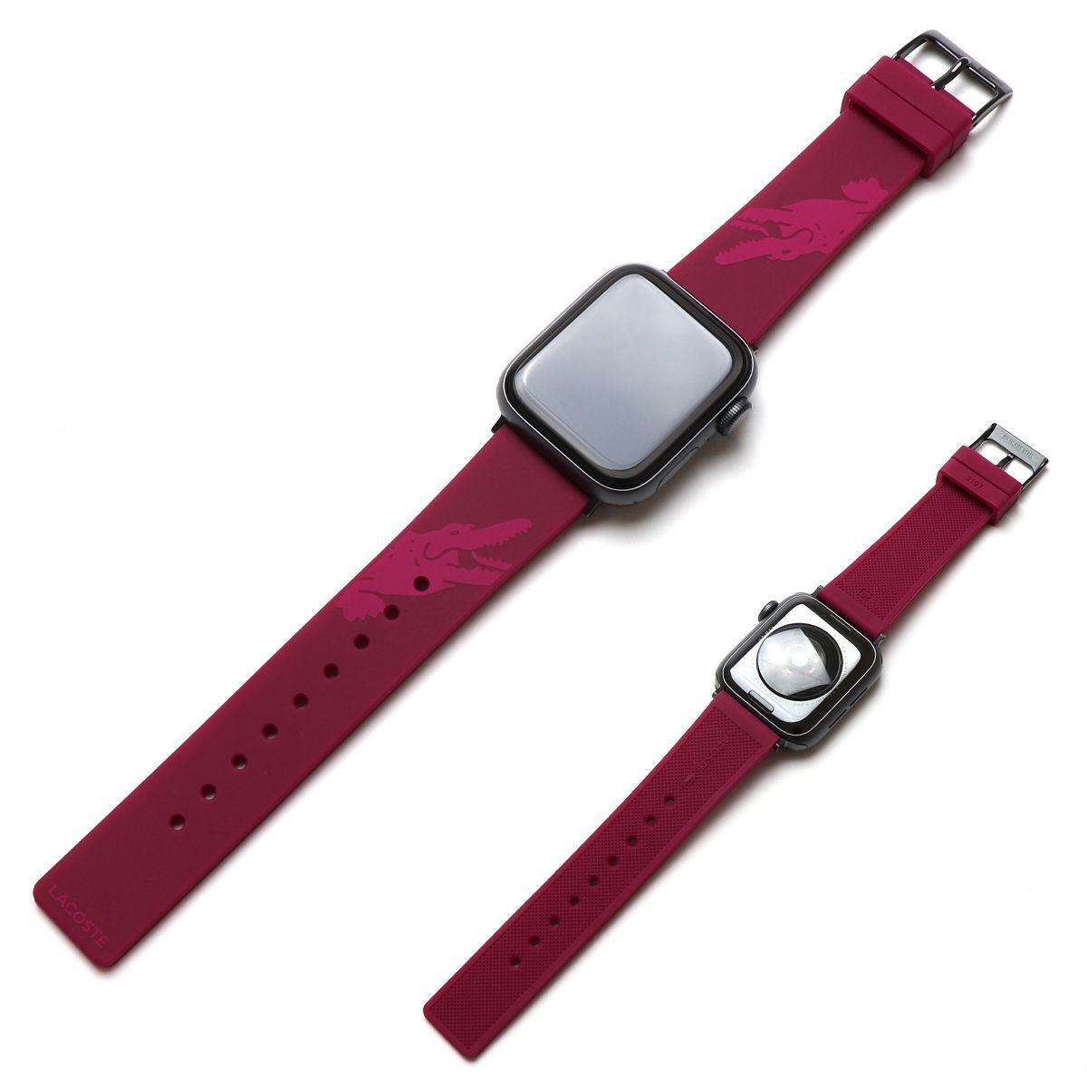 LACOSTE ラコステ Apple Watch バンド シリコン ラバー 38mm 40mm 41mm/42mm 44mm 45mm Iwatch  ワニ ワンポイント APPLEWATCH アップルウォッチ用ベルト 8 7 6 se 5 4 3 2 1 - メルカリ