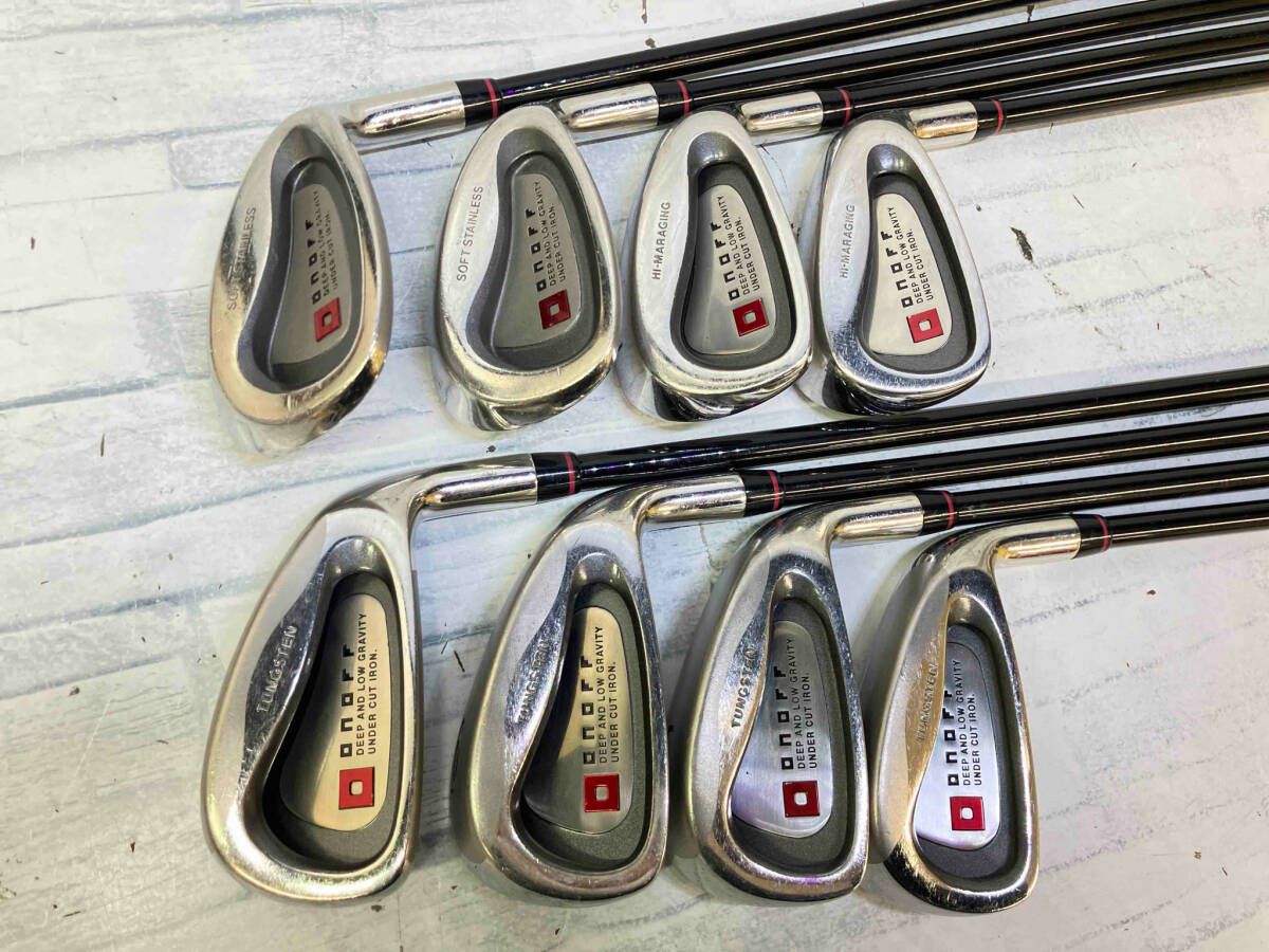 ONOFF オノフ 2004 SMOOTH KICK MP504l FLEX-R 4 5 6 7 8 9 P A 8本 アイアンセット