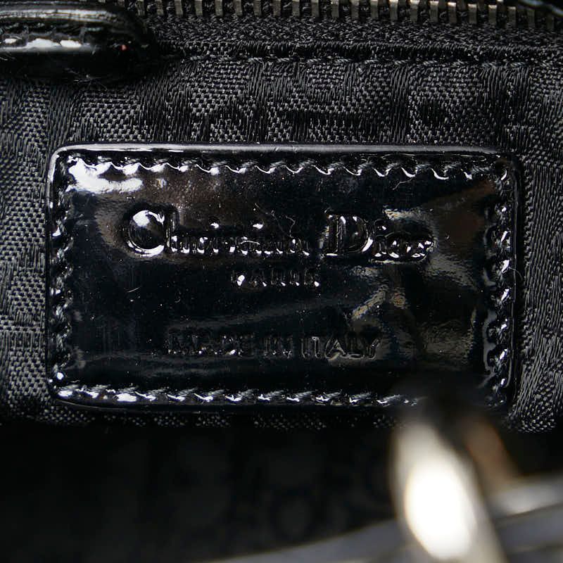 Dior ケース カナージュ レディディオール ブラック エナメル Dior コインケース カナージュ レディディオール ブラック エナメル