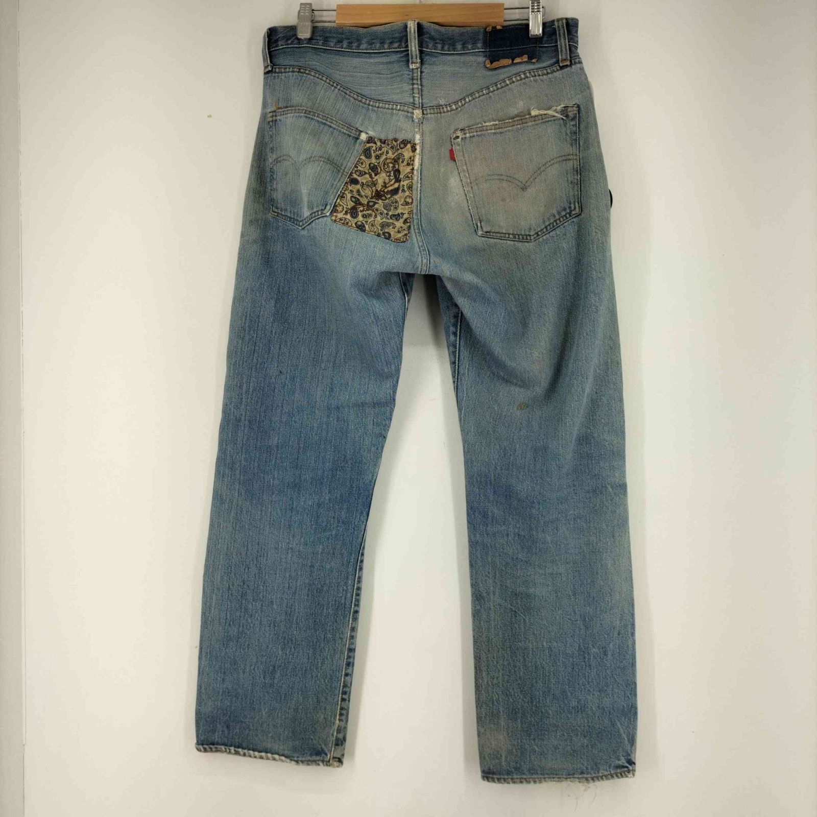 リーバイス Levis 70s 501 66前期 シングル 黒カン リメイクパッチ 