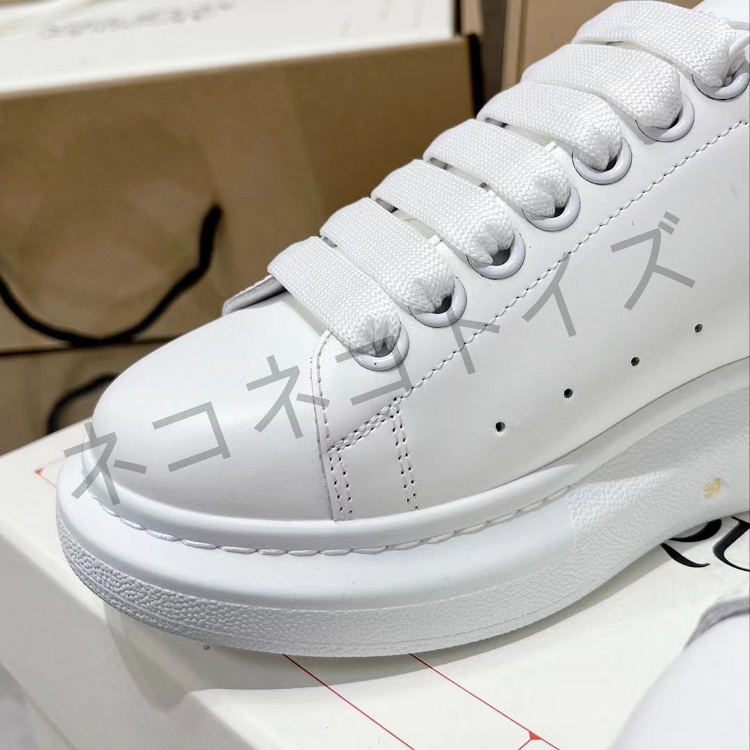 美品 Alexander McQueen アレキサンダーマックイーン ディース/メンズ 靴 スニーカー レ 厚底 箱付 D1 - メルカリ