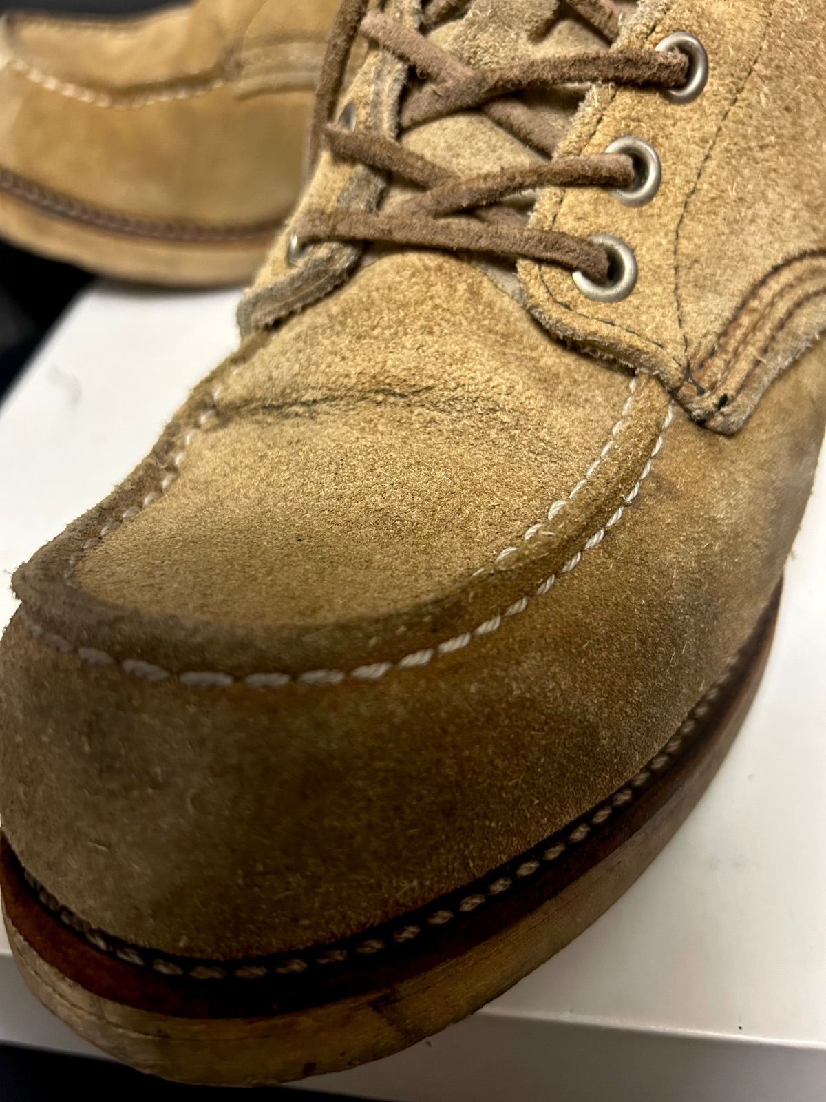 90年代初期RED WING人気品番Moc-toe#8173 ROUGHOUT - メルカリ