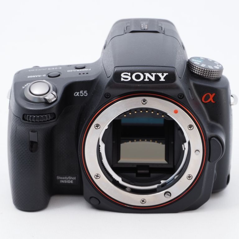 ソニー の人気一眼レフ♪Ｗレンズでカメラデビューに◎❤️SONY α55