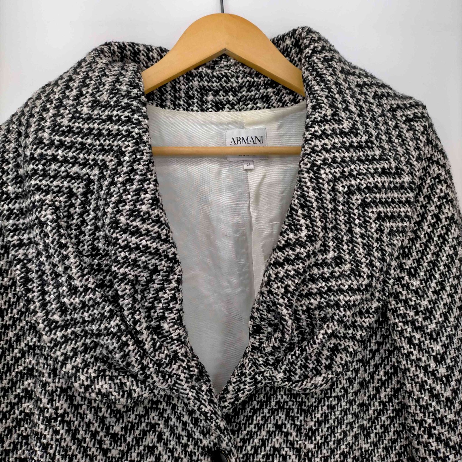 アルマーニコレツィオーニ ARMANI COLLEZIONI ツイード ロングコート