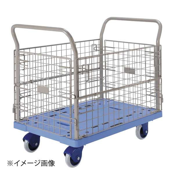 【新品】環境静音 金網付 樹脂台車 NP-307GS