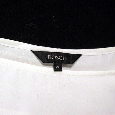 新品★ボッシュ【38】夏⭐️フレンチスリーブブラウス、白 定価18000円 ボッシュ BOSCH シャツ ブラウス フレンチスリーブ 38 白 オフ