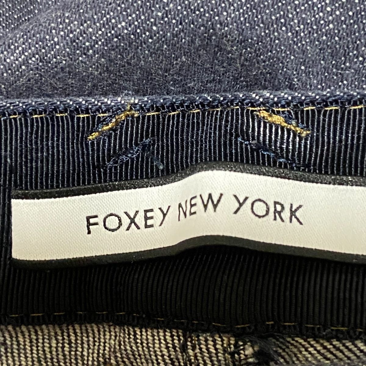 FOXEY NEW YORK(フォクシーニューヨーク) ジーンズ サイズ38 M レディース美品 - ダークネイビー フルレングス