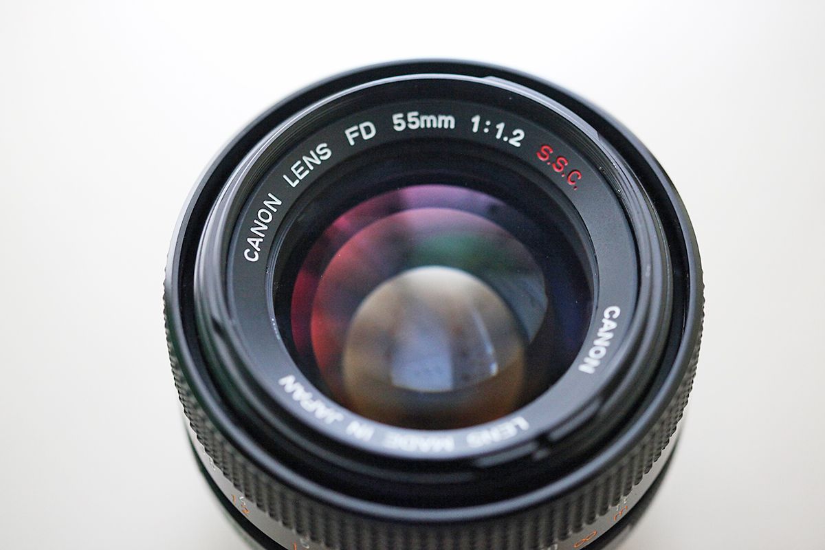 a272 Canon FD 58mm f1.2 単焦点 レンズ レンズ(単焦点)