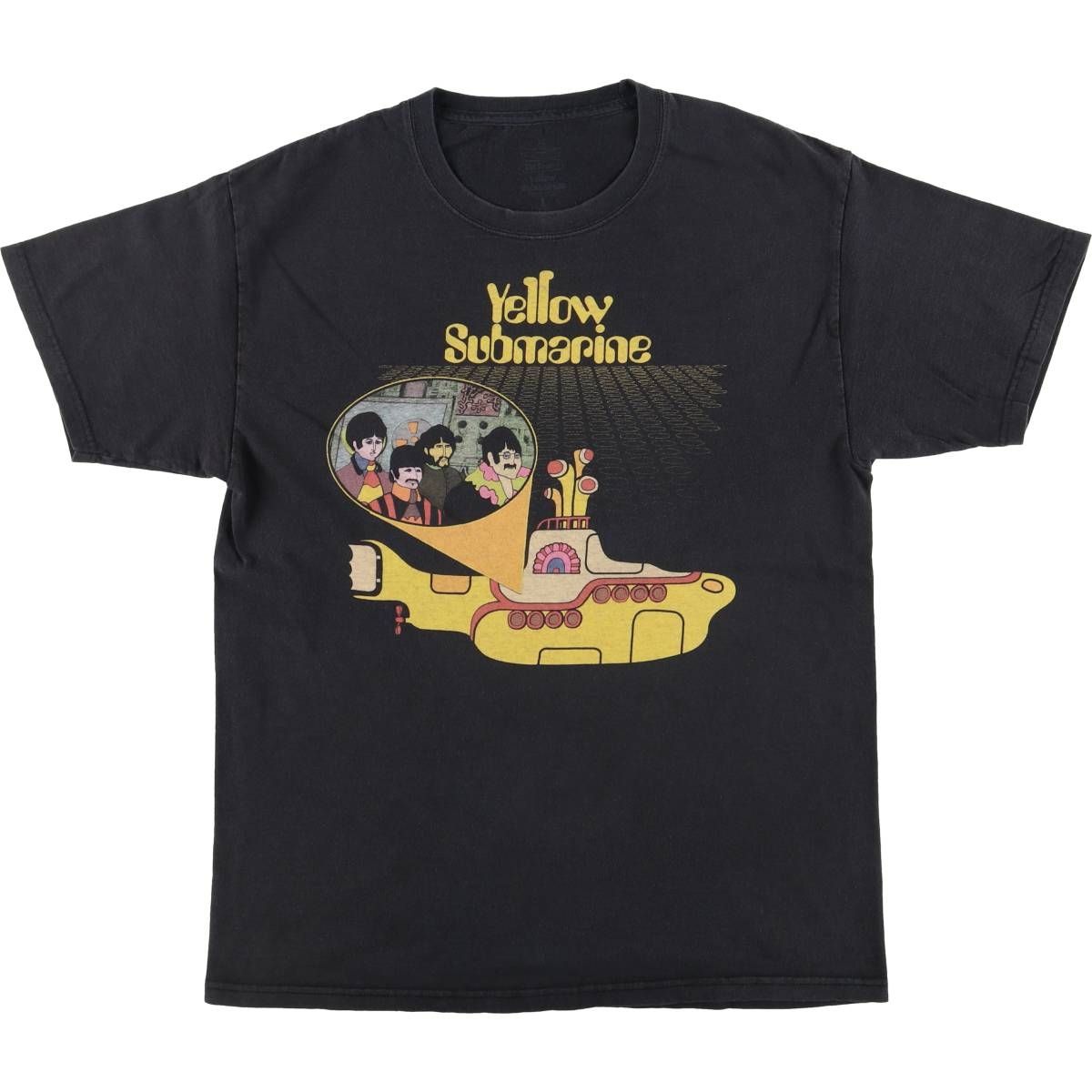 古着 THE BEATLES ビートルズ YELLOW SUBMARINE バンドTシャツ バンT メンズL相当|eaa547238