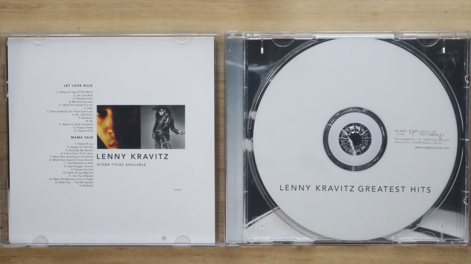 中古CD☆レニー・クラヴィッツ/Lenny Kravitz□ Lenny Kravitz