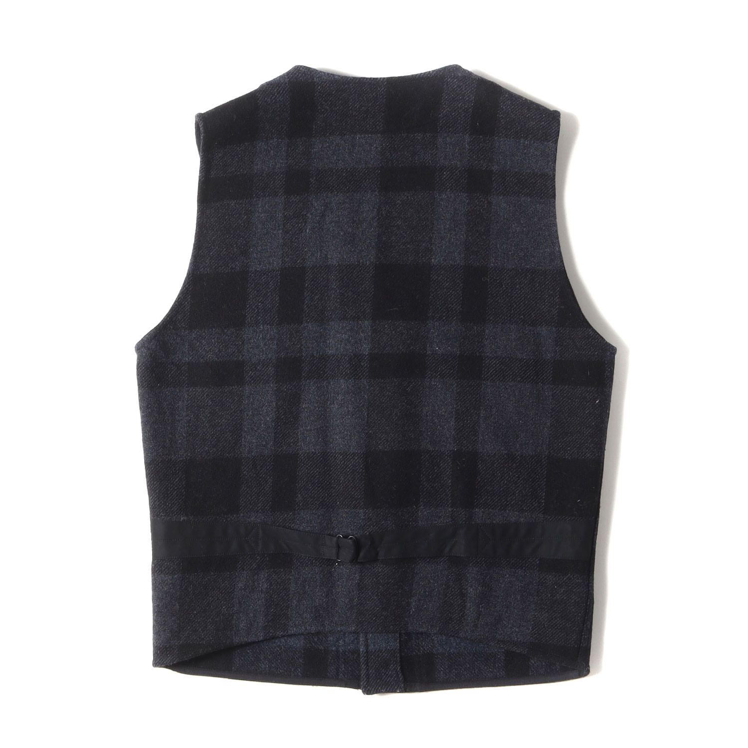 美品 RRL ダブルアールエル ベスト サイズ:S チェック ウール