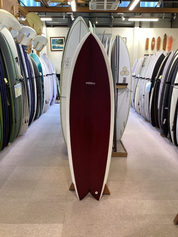 トーマスサーフボード　5.６ツイン　未使用 THOMAS SURFBOARDS TWIN FISH 6'2