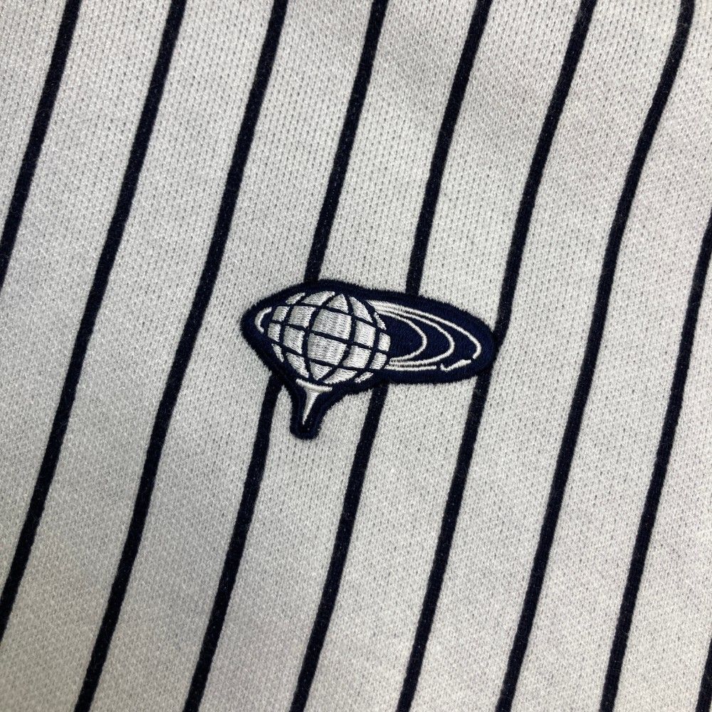 BEAMS GOLF ストライプタートルネックシャツ BEAMS GOLF ストライプ タートルネック M