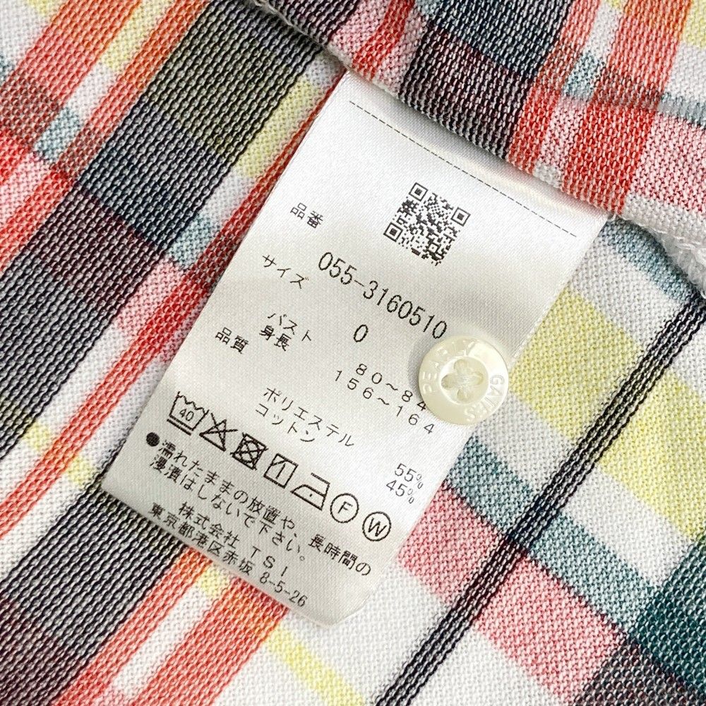 サイズ：0 PEARLY GATES パーリーゲイツ  ノースリーブポロシャツ チェック柄 レッド系 [240101508548] ゴルフウェア レディース ストスト サイズ：0 PEARLY GATES パーリーゲイツ ノースリーブポロシャツ