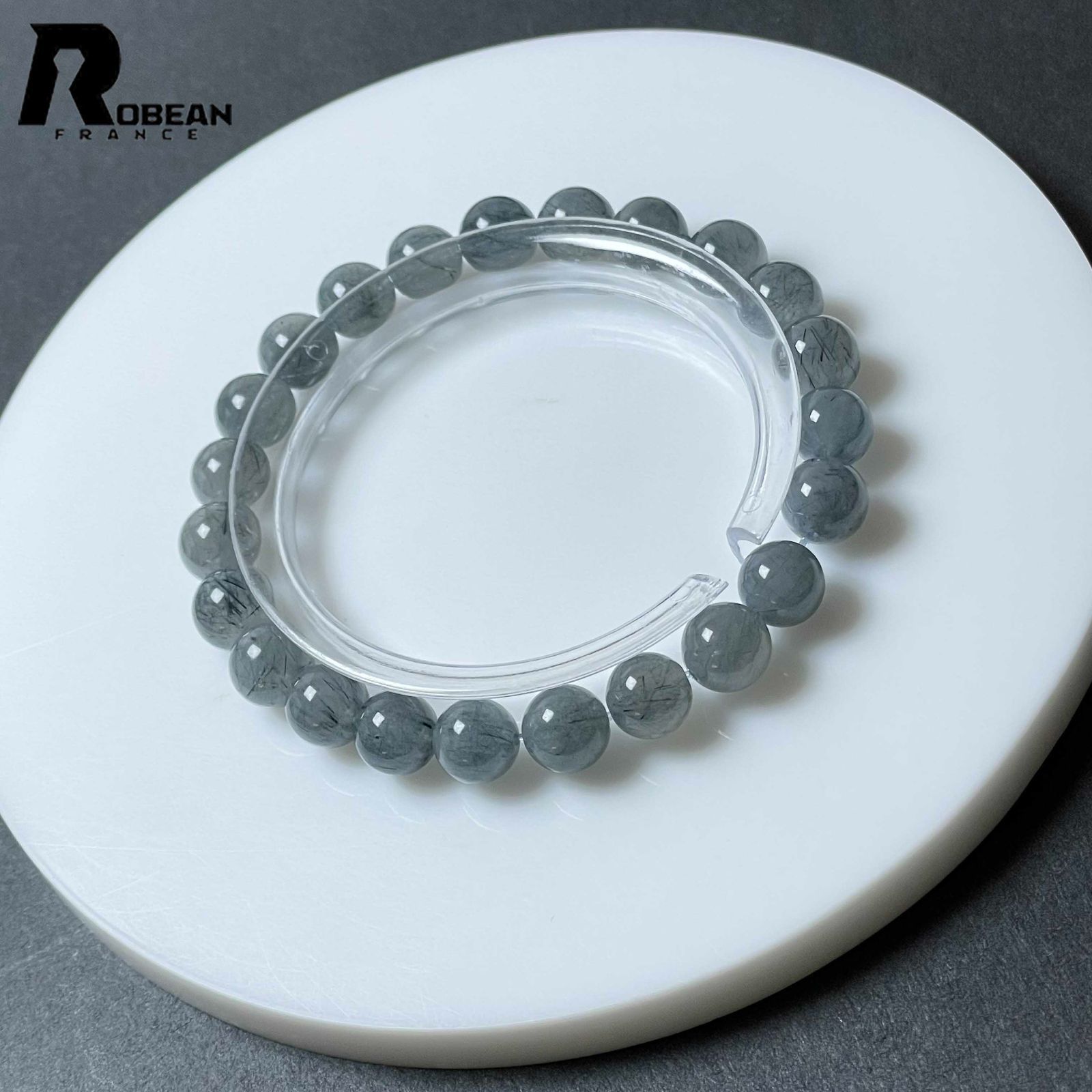 高級 EU製 定価8万円☆ROBEAN・ブルーフラワートルマリンインクォーツ  