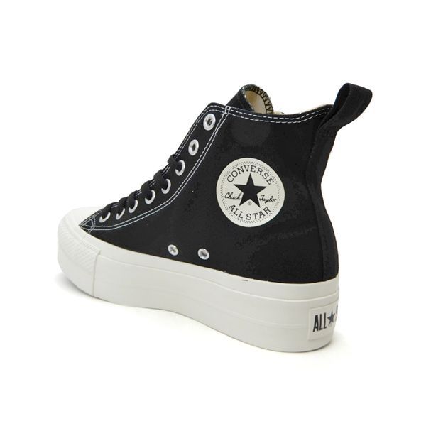 【未使用品】converse all star フロントジップ　スニーカー　黒 コンバース“センタージップ仕様”のブーツ風「オールスター