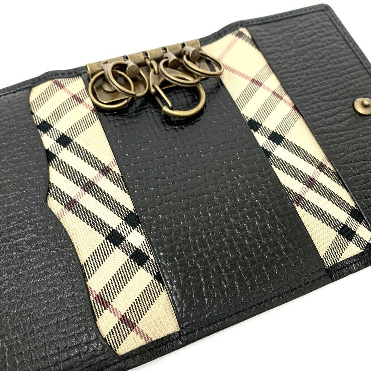 【未使用・箱付き✨】BURBERRY 5連 キーケース ノバチェック 未使用・箱付き✨】BURBERRY 5連 キーケース ノバチェック 未使用品 箱