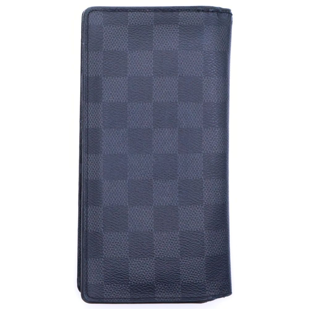 【ルイ・ヴィトン】ダミエ グラフィットポルトフォイユブラザ長財布 LOUIS VUITTON (ルイヴィトン) ダミエグラフィット