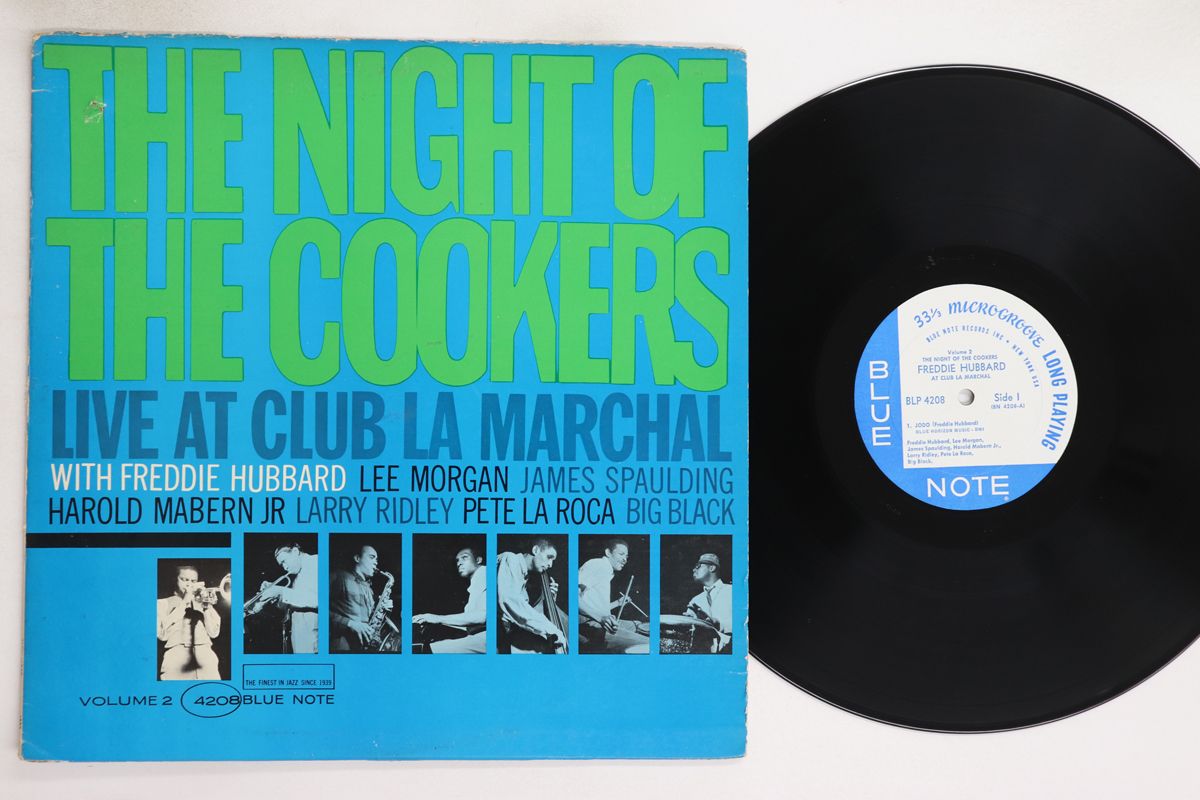 米LP Freddie Hubbard Night Of The Cookers - Live At Club La Marchal, Vol BLP4208 BLUE NOTE /00260 Freddie Hubbard – The Night Of The Cookers - Live At Club La