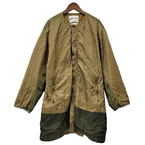 4/1値下げ】 White Mountaineering 中綿 ノーカラーコート - メルカリ