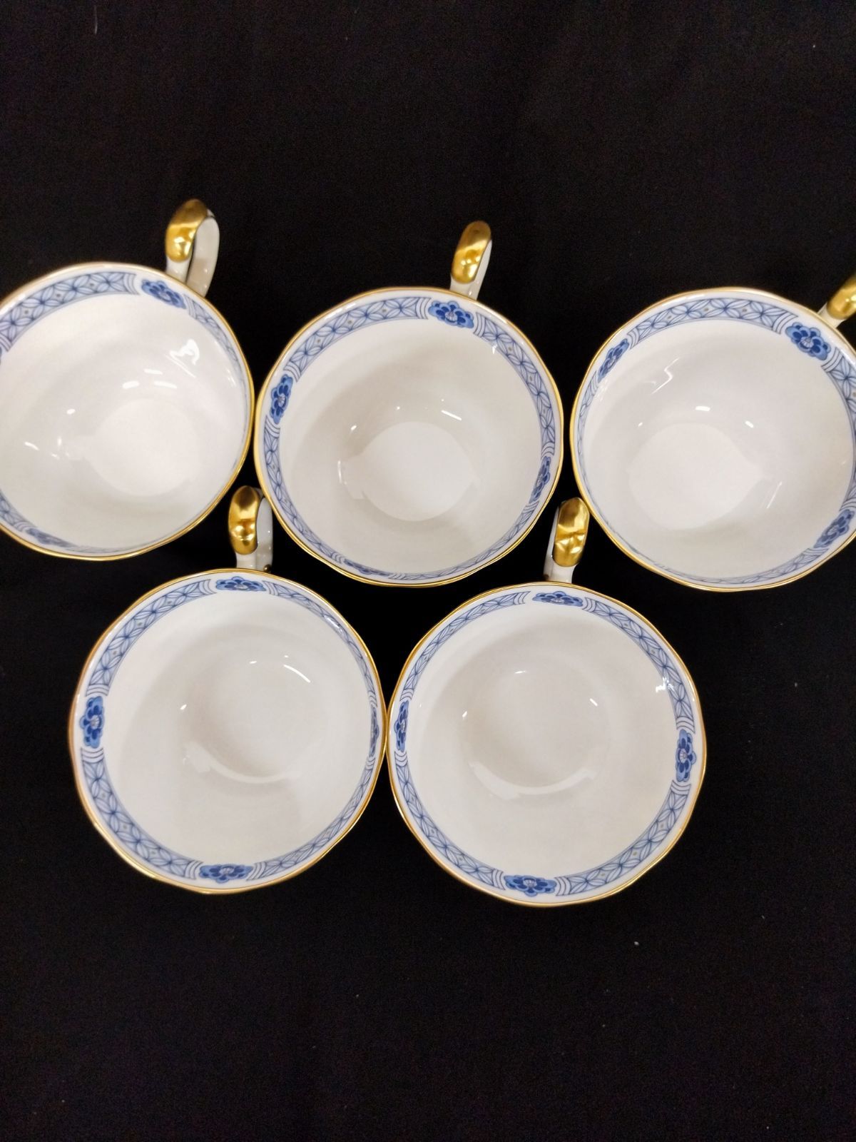 ⭐️バラ可能！NARUMI ナルミボーンチャイナティーカップセットお皿5枚付き NARUMI ナルミ カップ＆ソーサー ティー 椀皿セット ミラノ