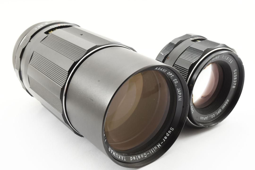 ダブルレンズセット】 SMC Takumar 55mm 200mm SO256 【公式通販】