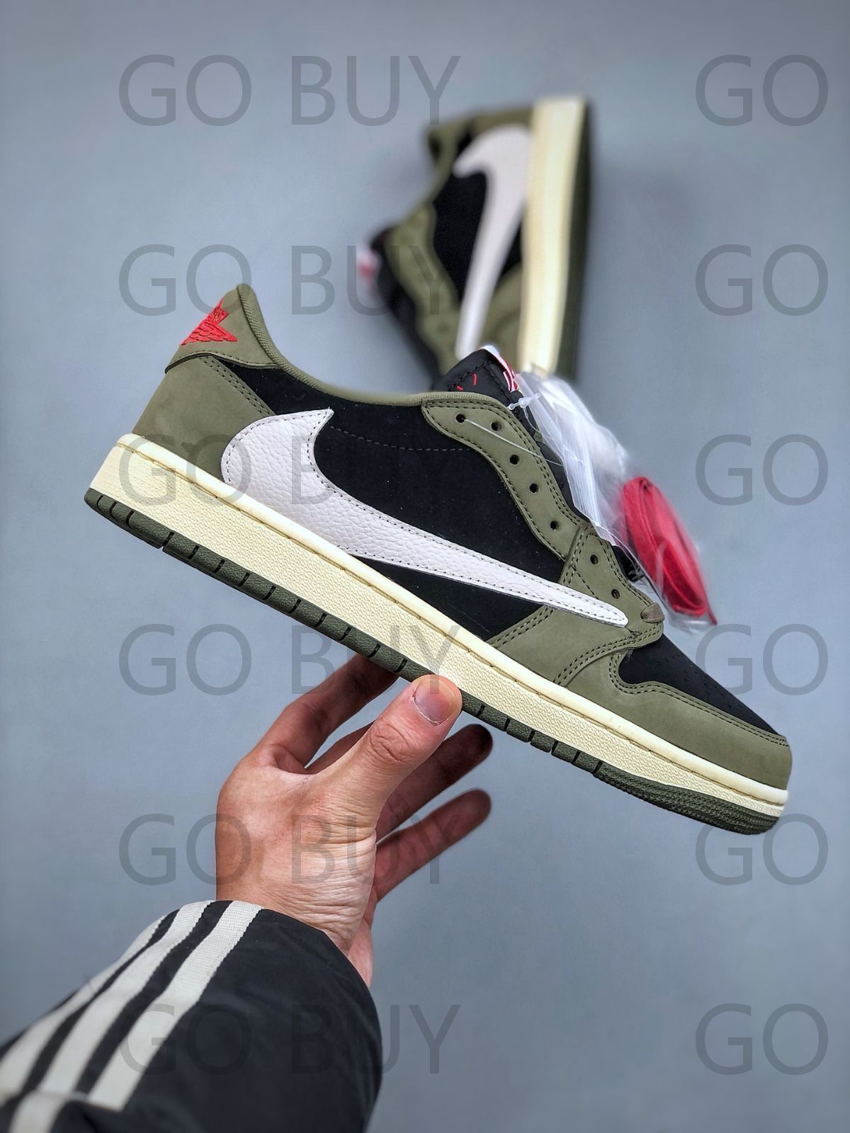 人気 Travis Scott x Fragment Design x Air Jordan 1Low OG SP 