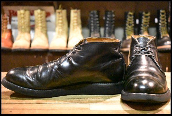 希少 90s レッドウィング ポストマンブーツ チャッカブーツ 26.5〜27 希少 90s レッドウィング ポストマンブーツ チャッカブーツ 26.5