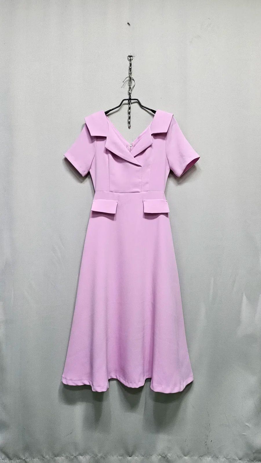 DINT ディント フ ロングドレス バックファスナー