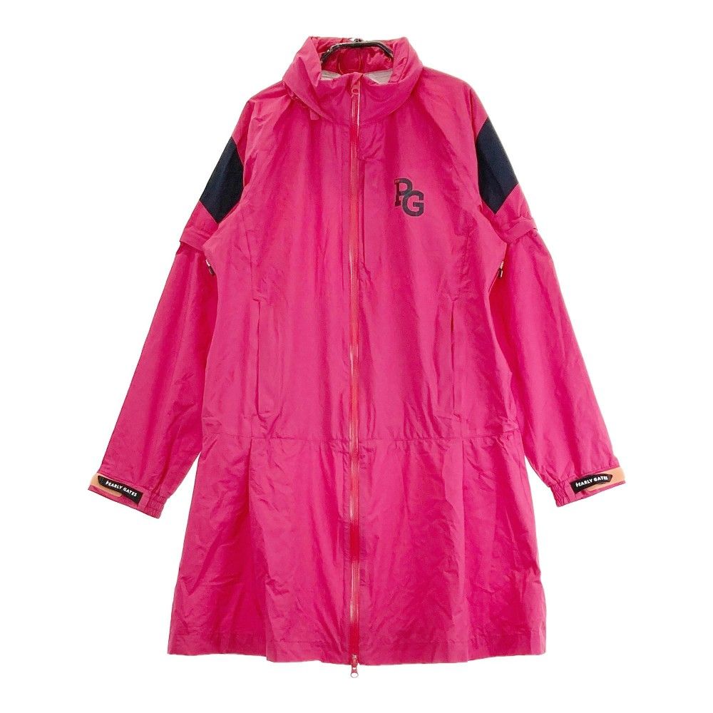 PEARLY GATES パーリーゲイツレインコートワンピースピンク1