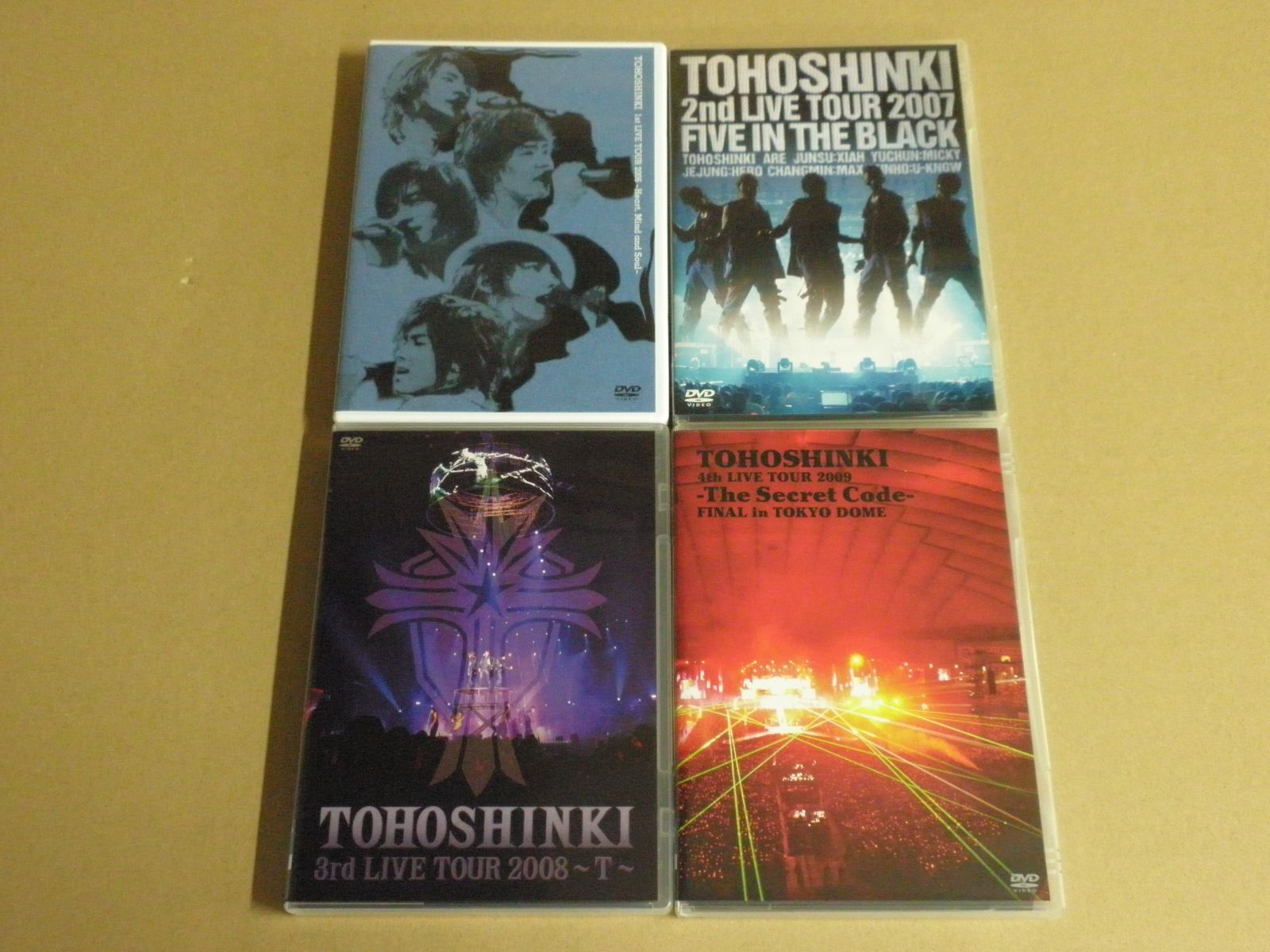 東方神起 ライブツアー DVD 1st 2nd 3rd 4th 特典 セット 東方神起