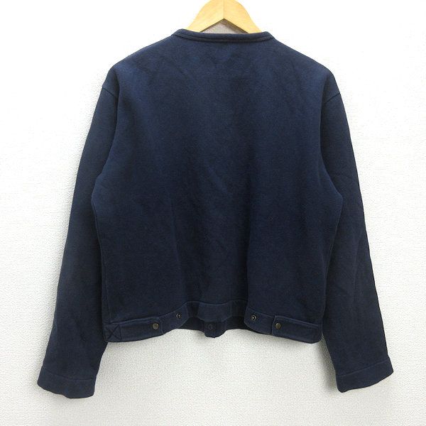 agnès b. homme ネイビー カーディガン コットンニットジップカーディガン ｜To b. by agnès b